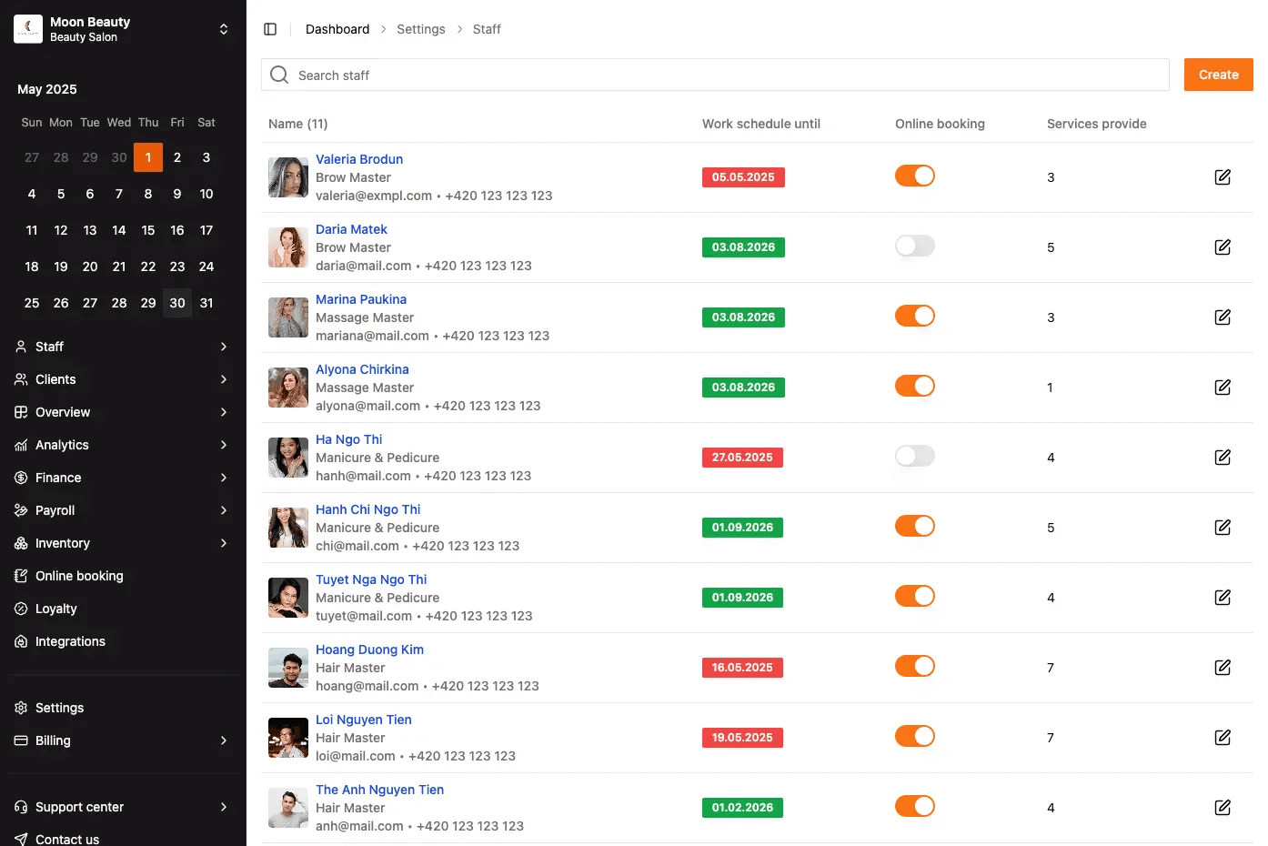 MoonBeauty là lựa chọn tốt nhất để quản lý