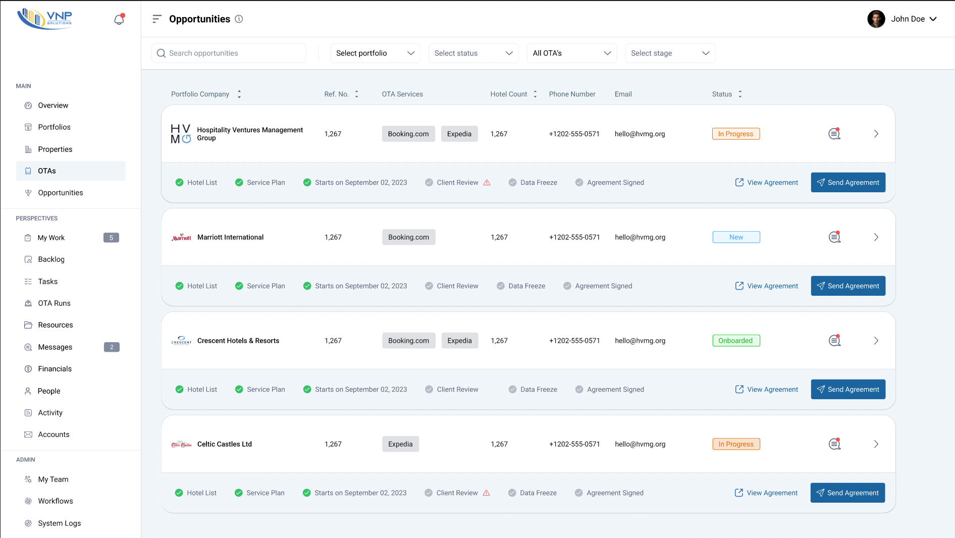VNP Solutions screenshot